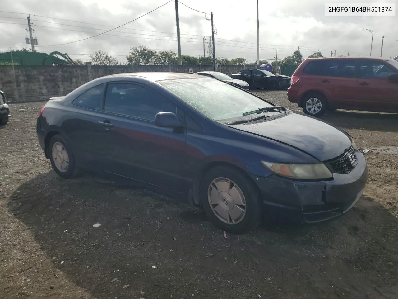 2011 Honda Civic Lx VIN: 2HGFG1B64BH501874 Lot: 79116044