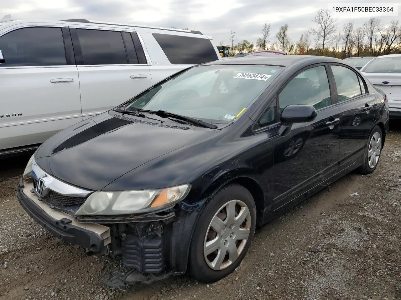 2011 Honda Civic Lx VIN: 19XFA1F50BE033364 Lot: 79263474