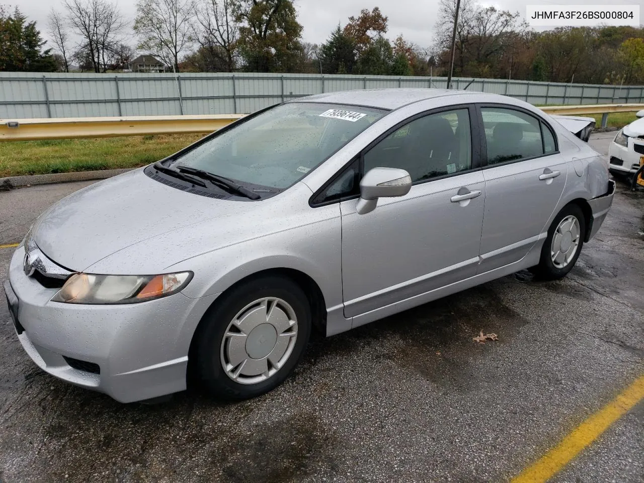 2011 Honda Civic Hybrid VIN: JHMFA3F26BS000804 Lot: 79396144