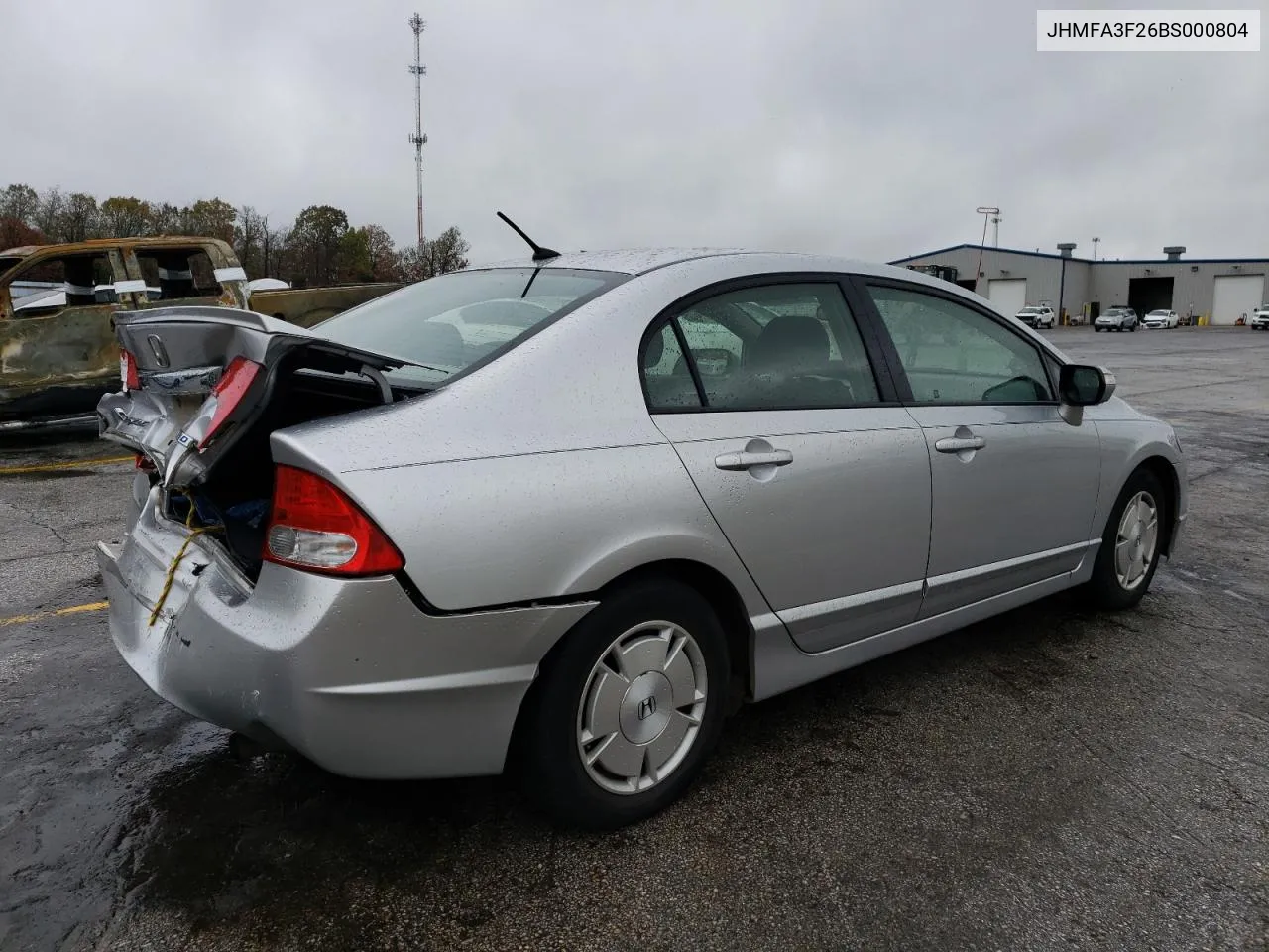 2011 Honda Civic Hybrid VIN: JHMFA3F26BS000804 Lot: 79396144