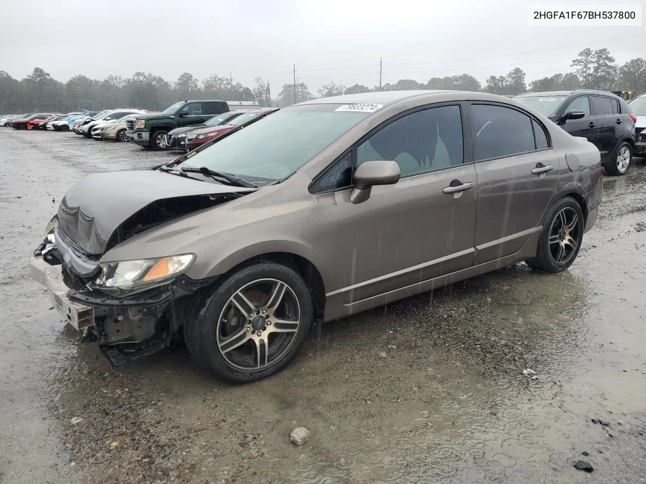 2011 Honda Civic Lx-S VIN: 2HGFA1F67BH537800 Lot: 79603274