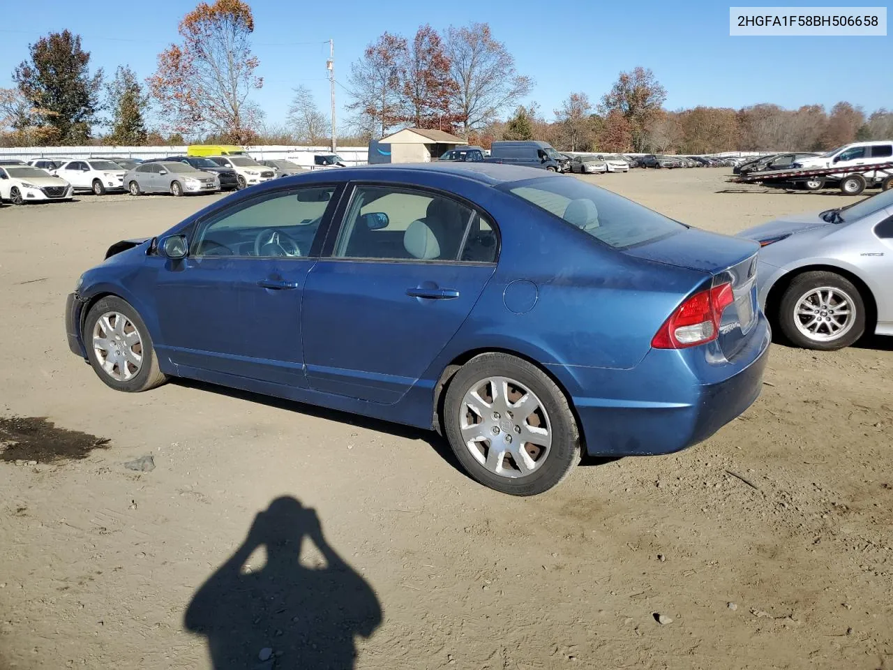 2011 Honda Civic Lx VIN: 2HGFA1F58BH506658 Lot: 79665654