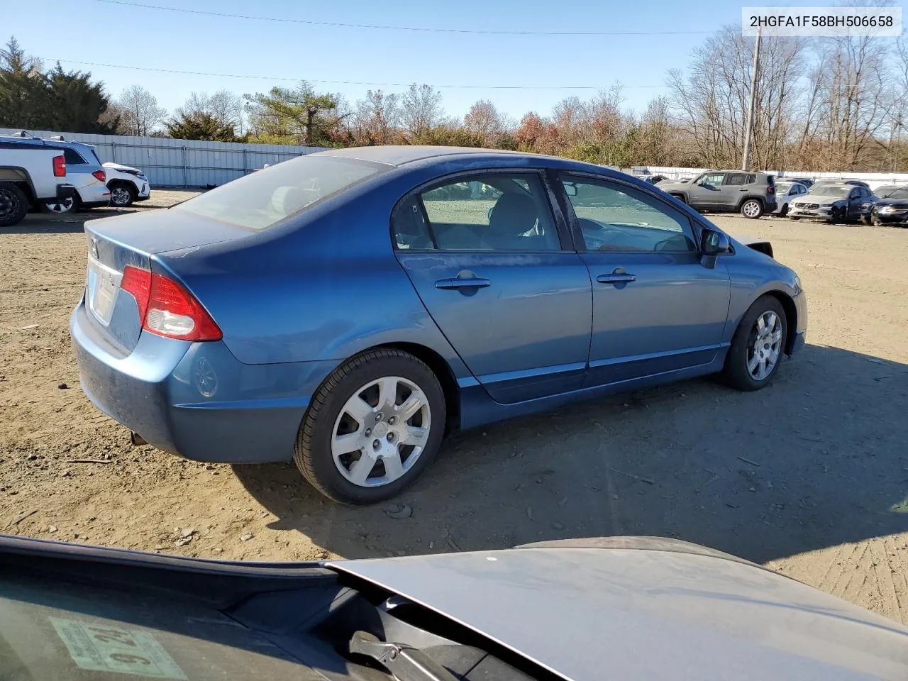 2011 Honda Civic Lx VIN: 2HGFA1F58BH506658 Lot: 79665654