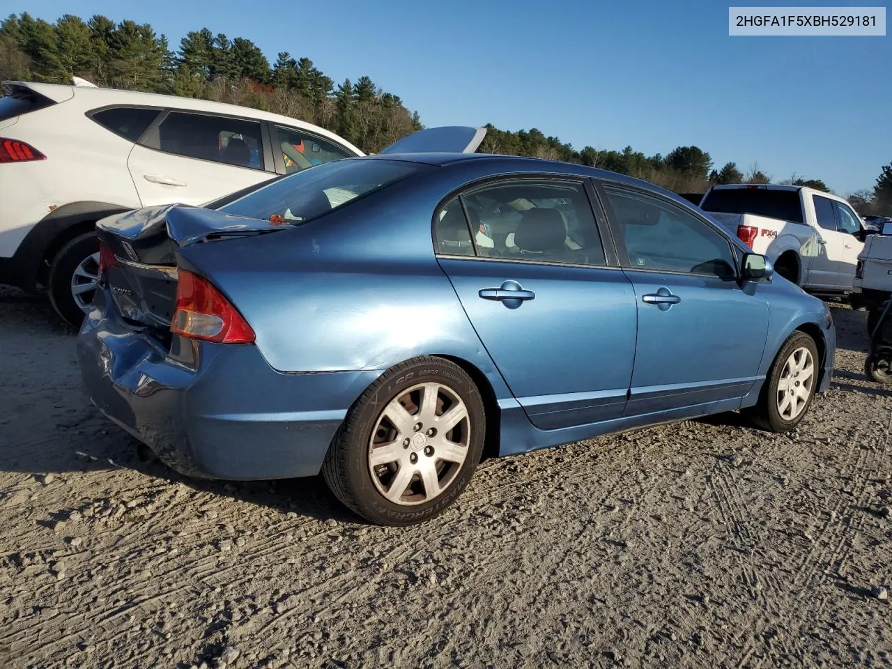 2011 Honda Civic Lx VIN: 2HGFA1F5XBH529181 Lot: 80855204