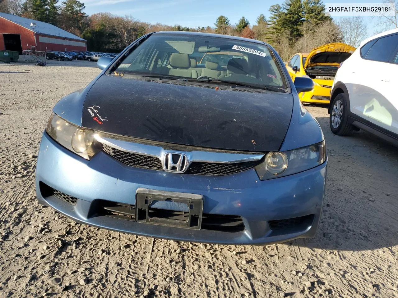 2011 Honda Civic Lx VIN: 2HGFA1F5XBH529181 Lot: 80855204