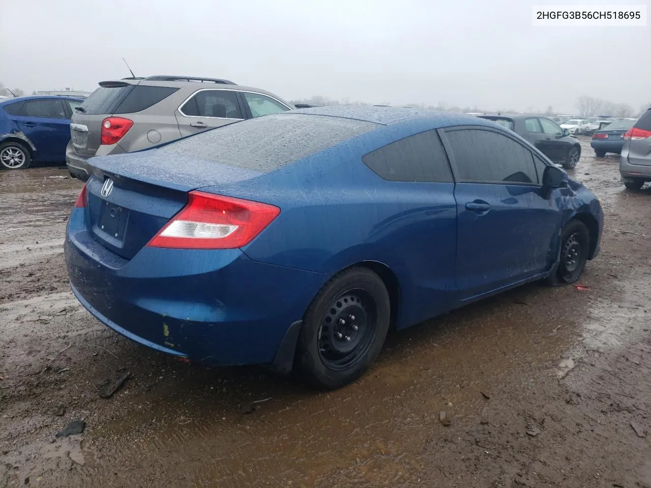 2HGFG3B56CH518695 2012 Honda Civic Lx