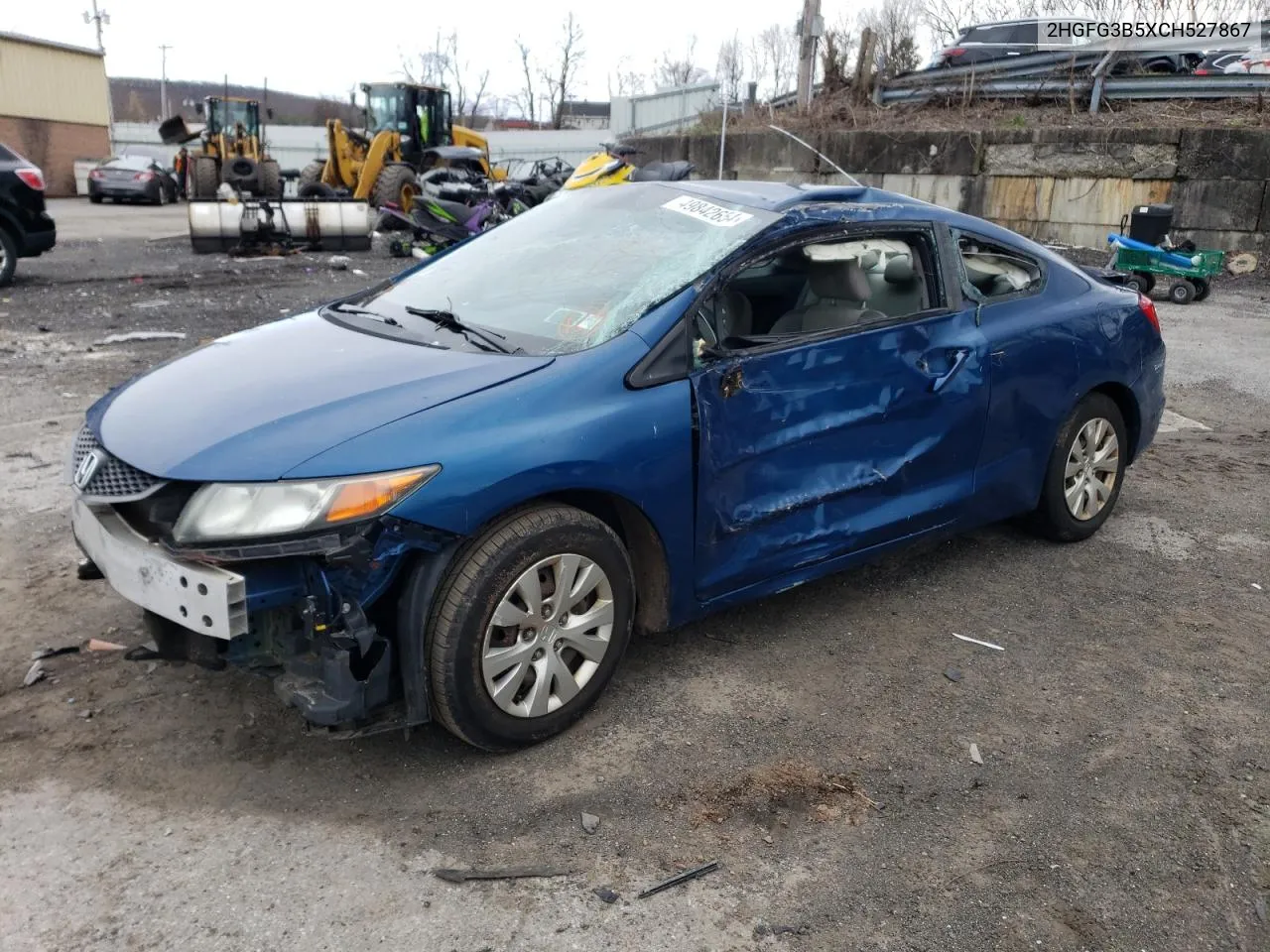 2HGFG3B5XCH527867 2012 Honda Civic Lx