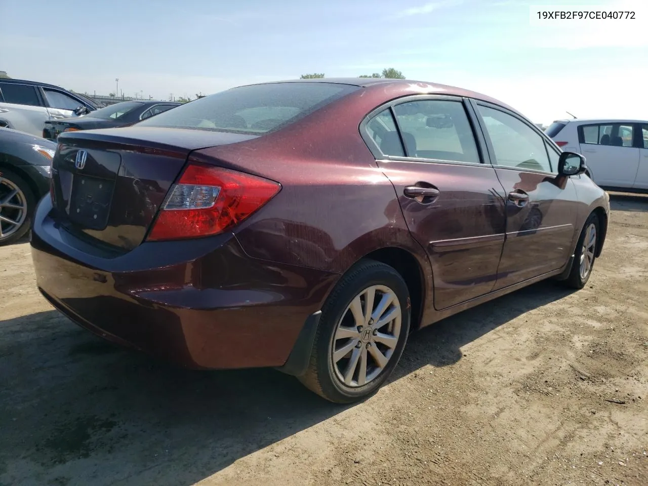 19XFB2F97CE040772 2012 Honda Civic Exl