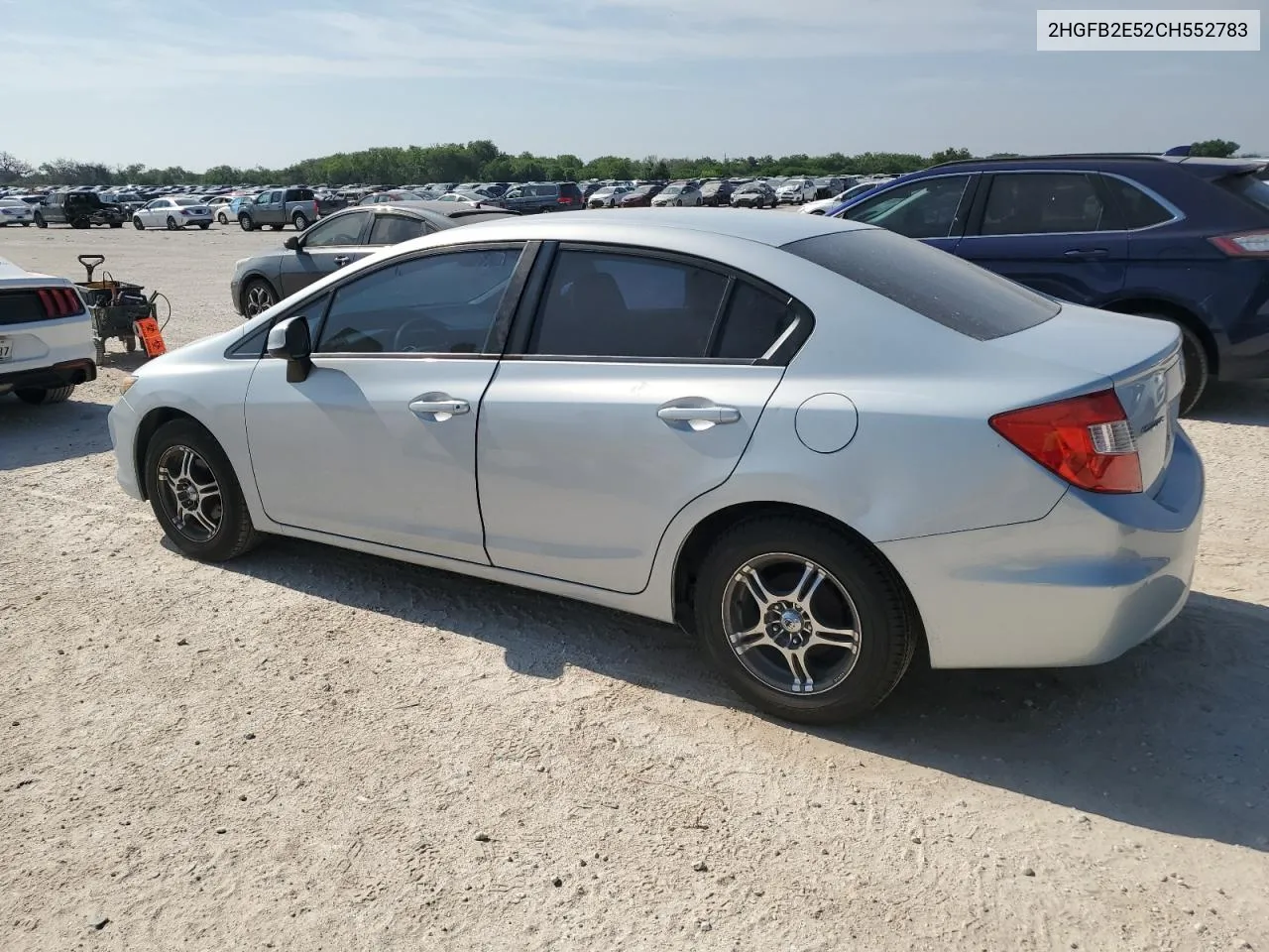 2012 Honda Civic Lx VIN: 2HGFB2E52CH552783 Lot: 55958684