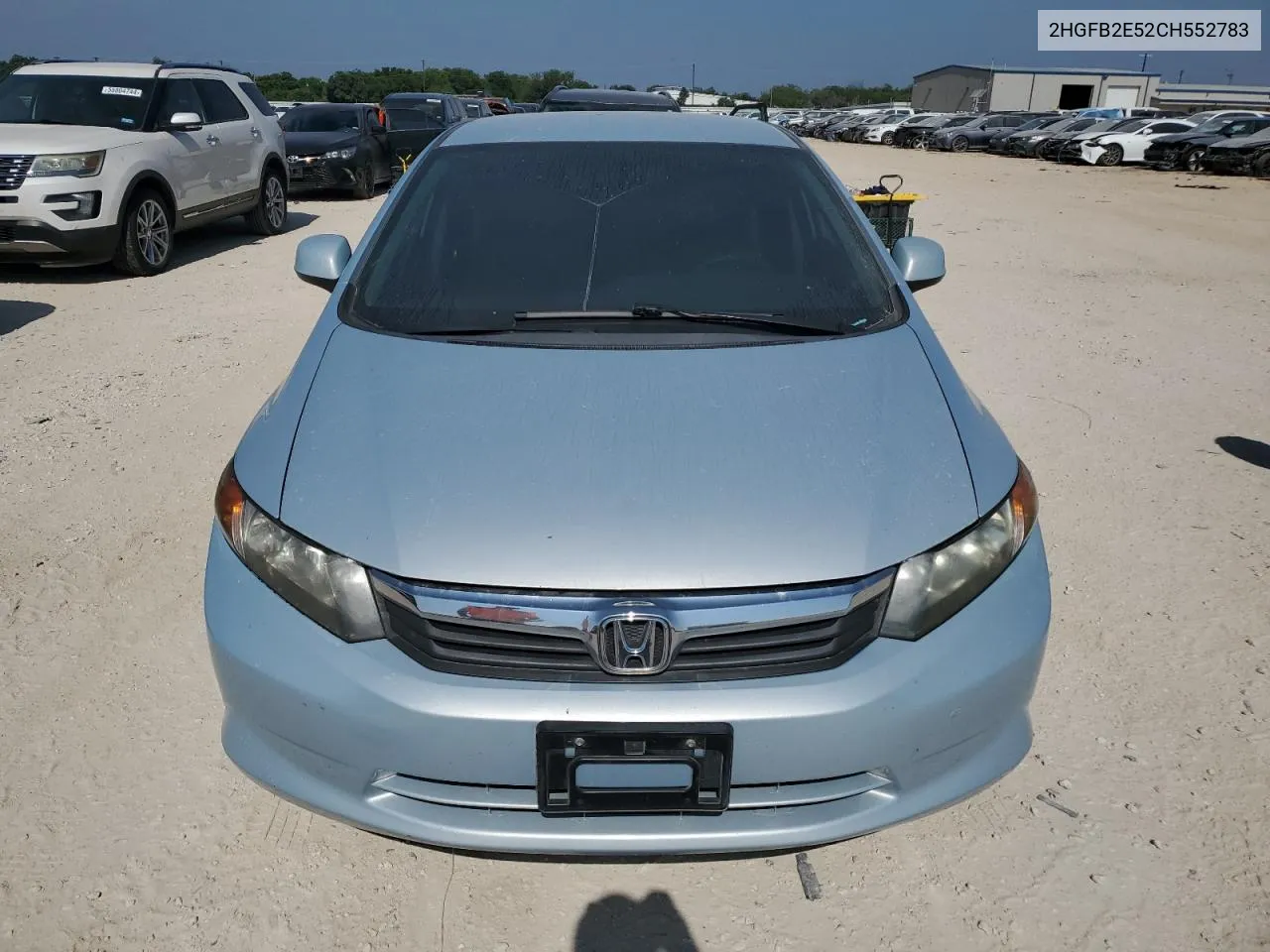 2012 Honda Civic Lx VIN: 2HGFB2E52CH552783 Lot: 55958684