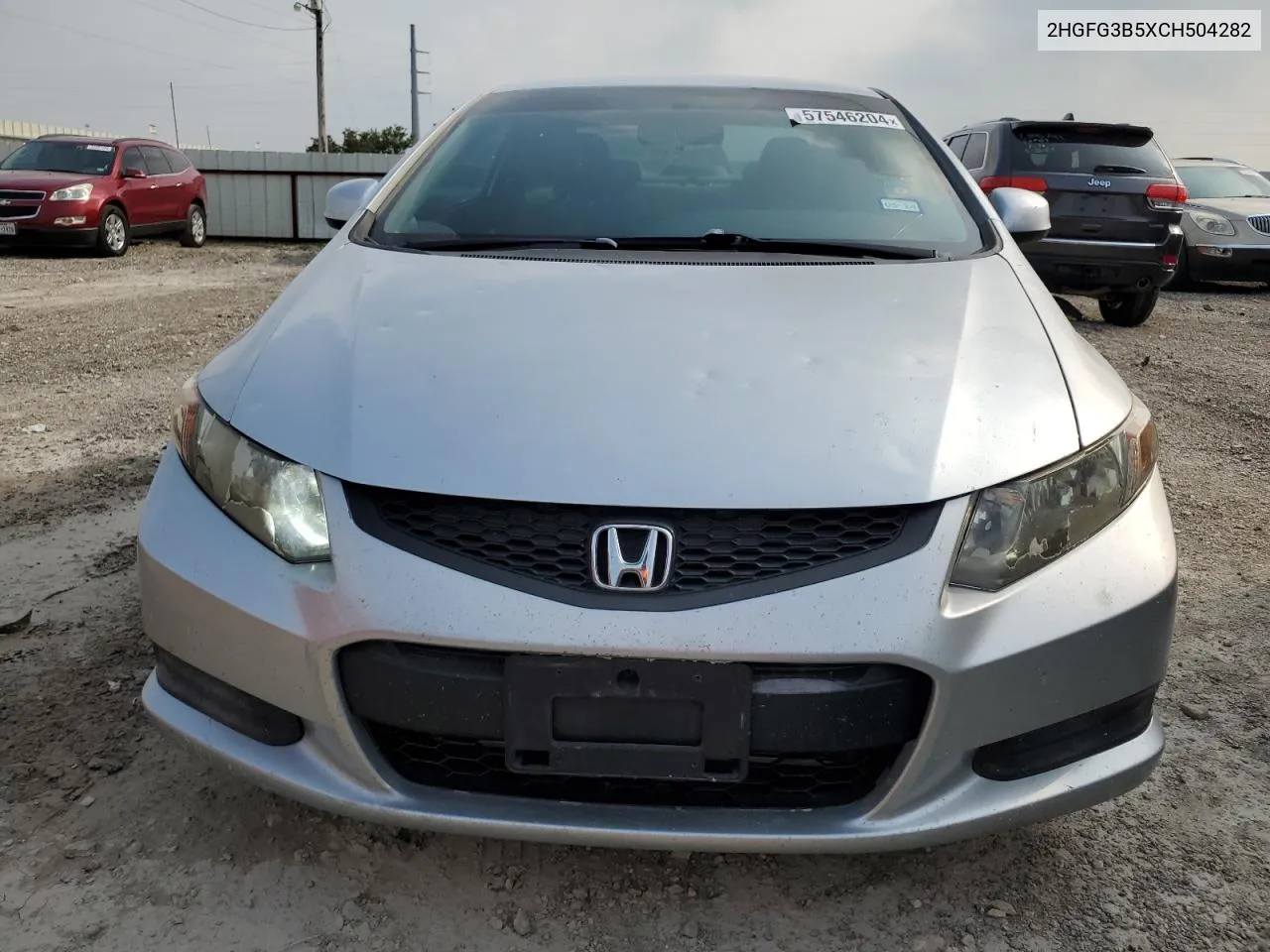 2012 Honda Civic Lx VIN: 2HGFG3B5XCH504282 Lot: 57546204