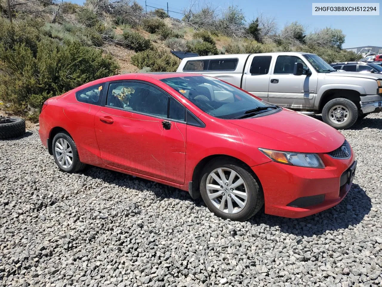 2012 Honda Civic Ex VIN: 2HGFG3B8XCH512294 Lot: 58360644