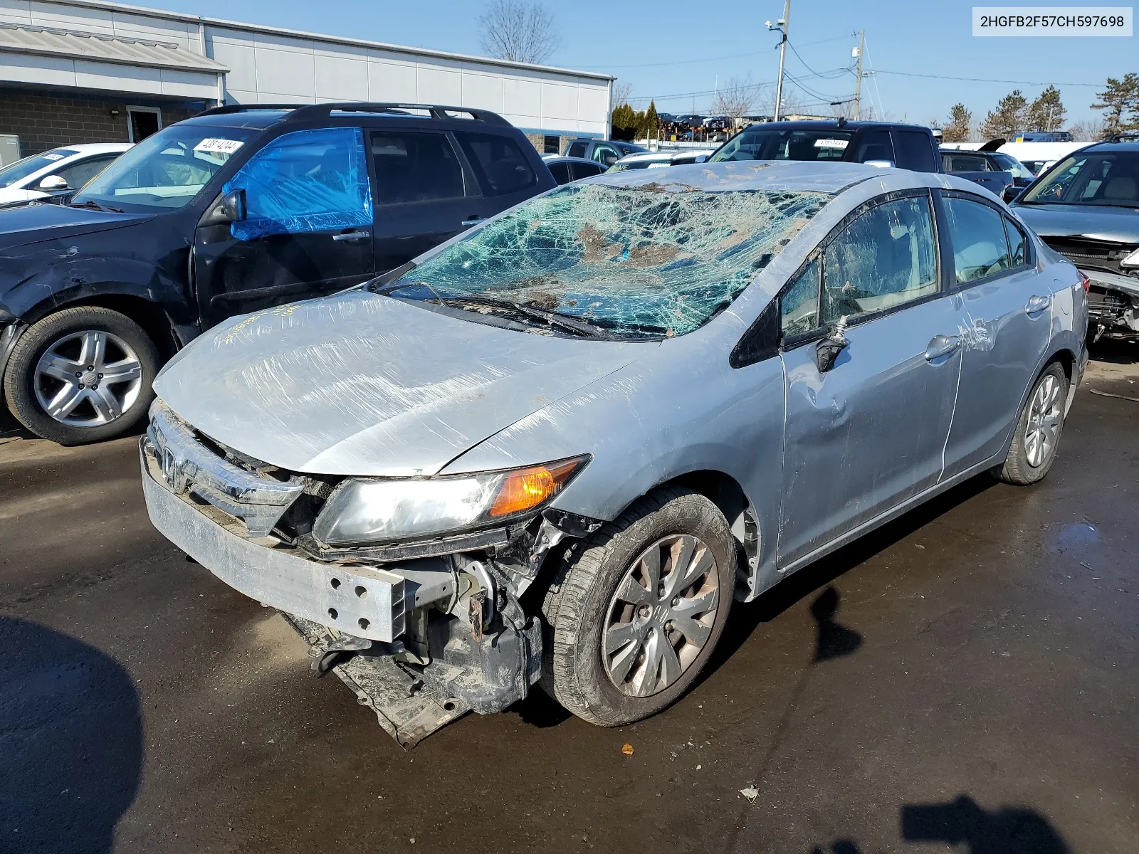 2HGFB2F57CH597698 2012 Honda Civic Lx