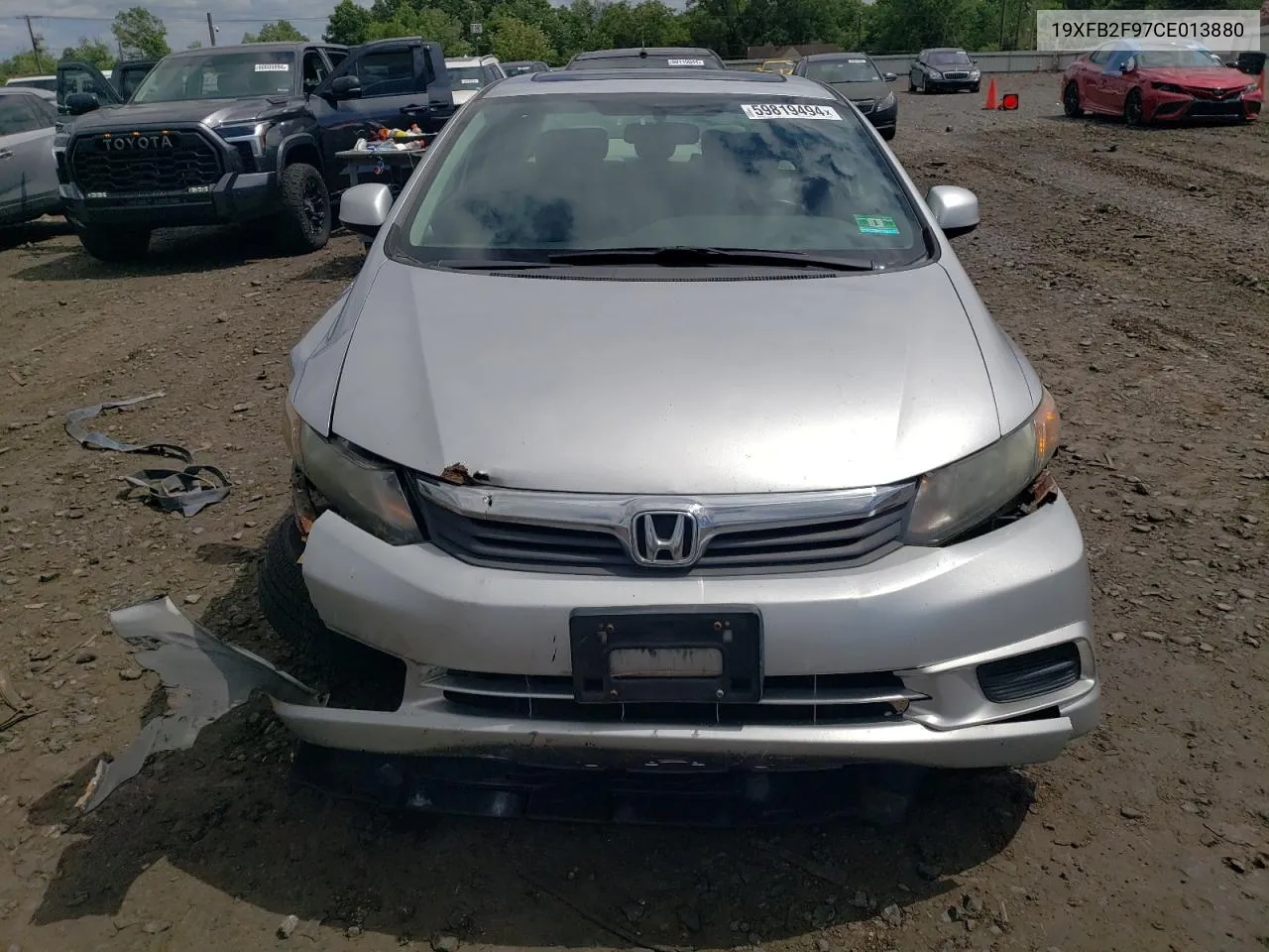 19XFB2F97CE013880 2012 Honda Civic Exl