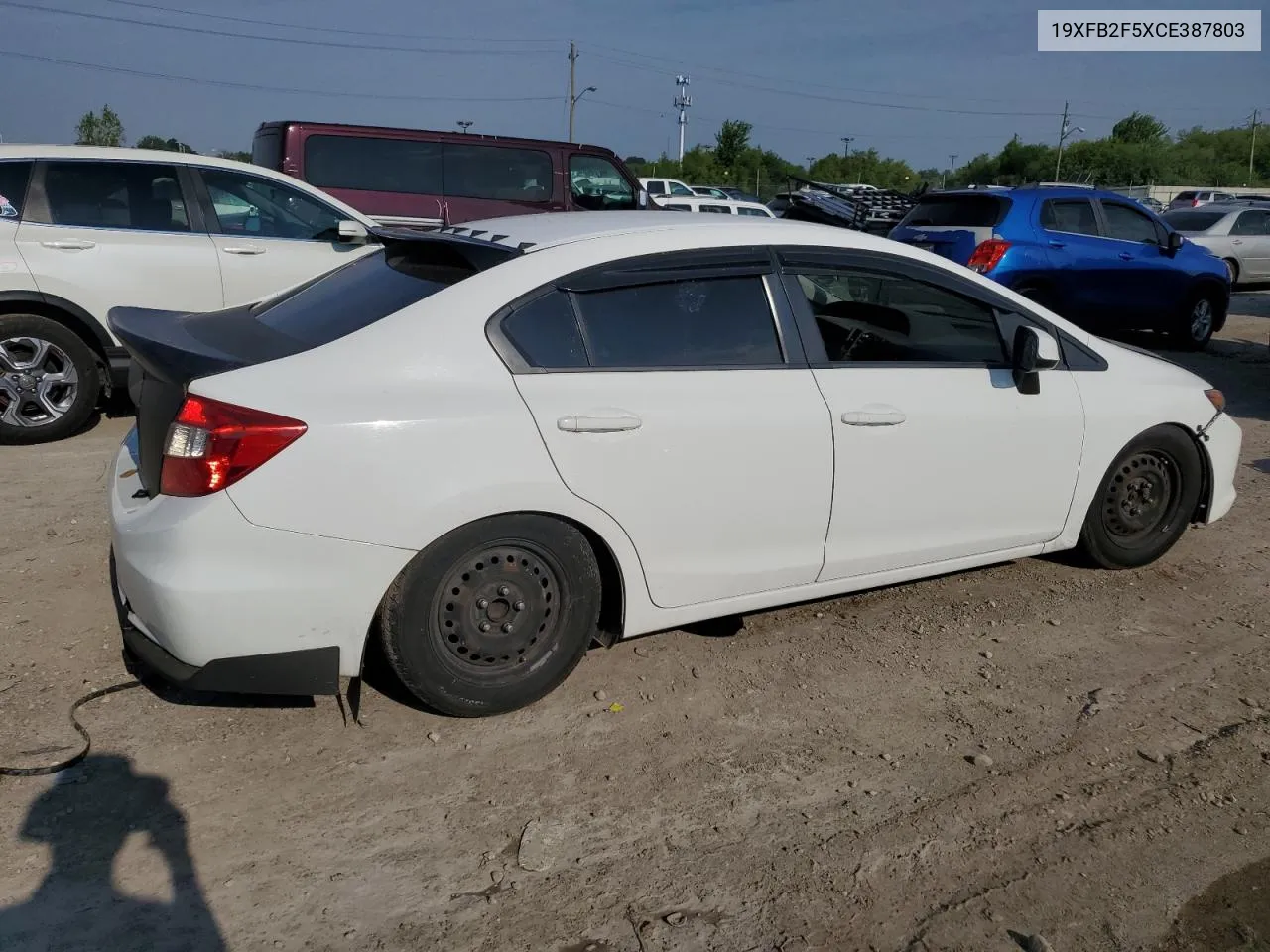 2012 Honda Civic Lx VIN: 19XFB2F5XCE387803 Lot: 59859774