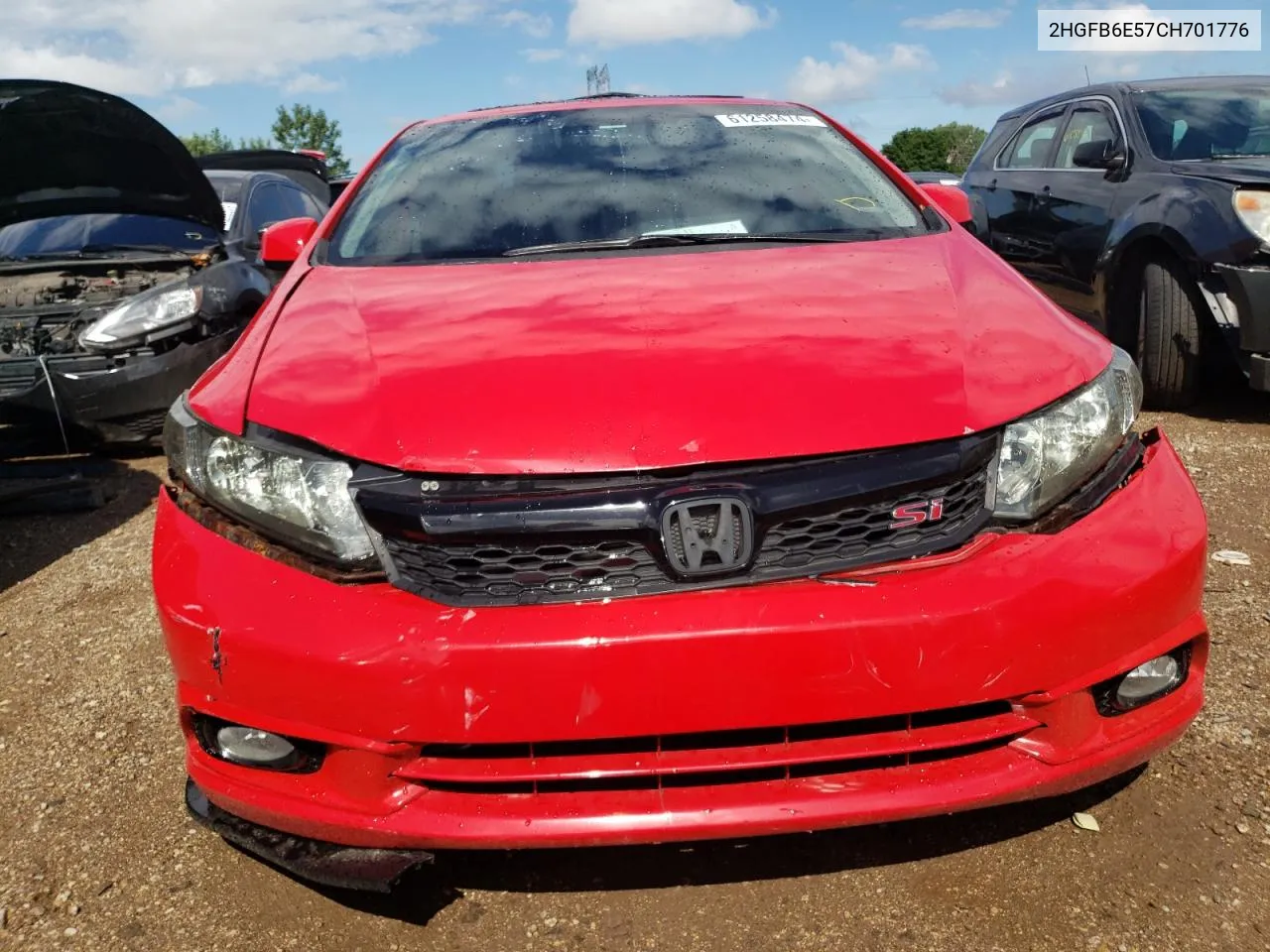 2HGFB6E57CH701776 2012 Honda Civic Si