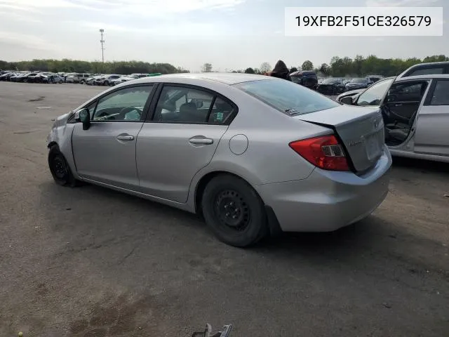 19XFB2F51CE326579 2012 Honda Civic Lx