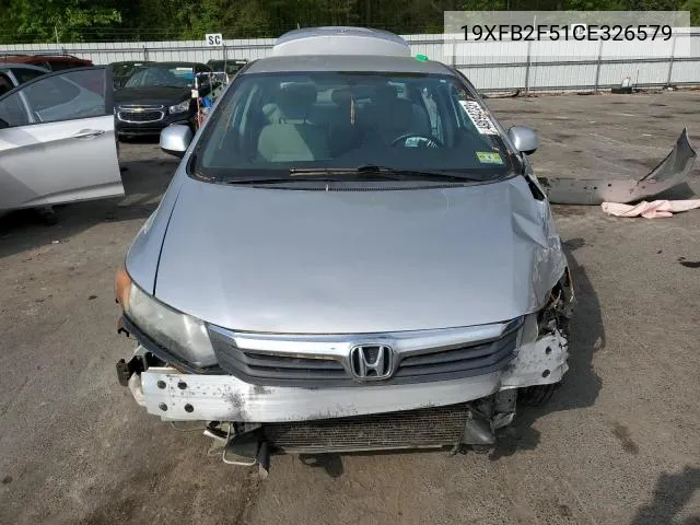 19XFB2F51CE326579 2012 Honda Civic Lx