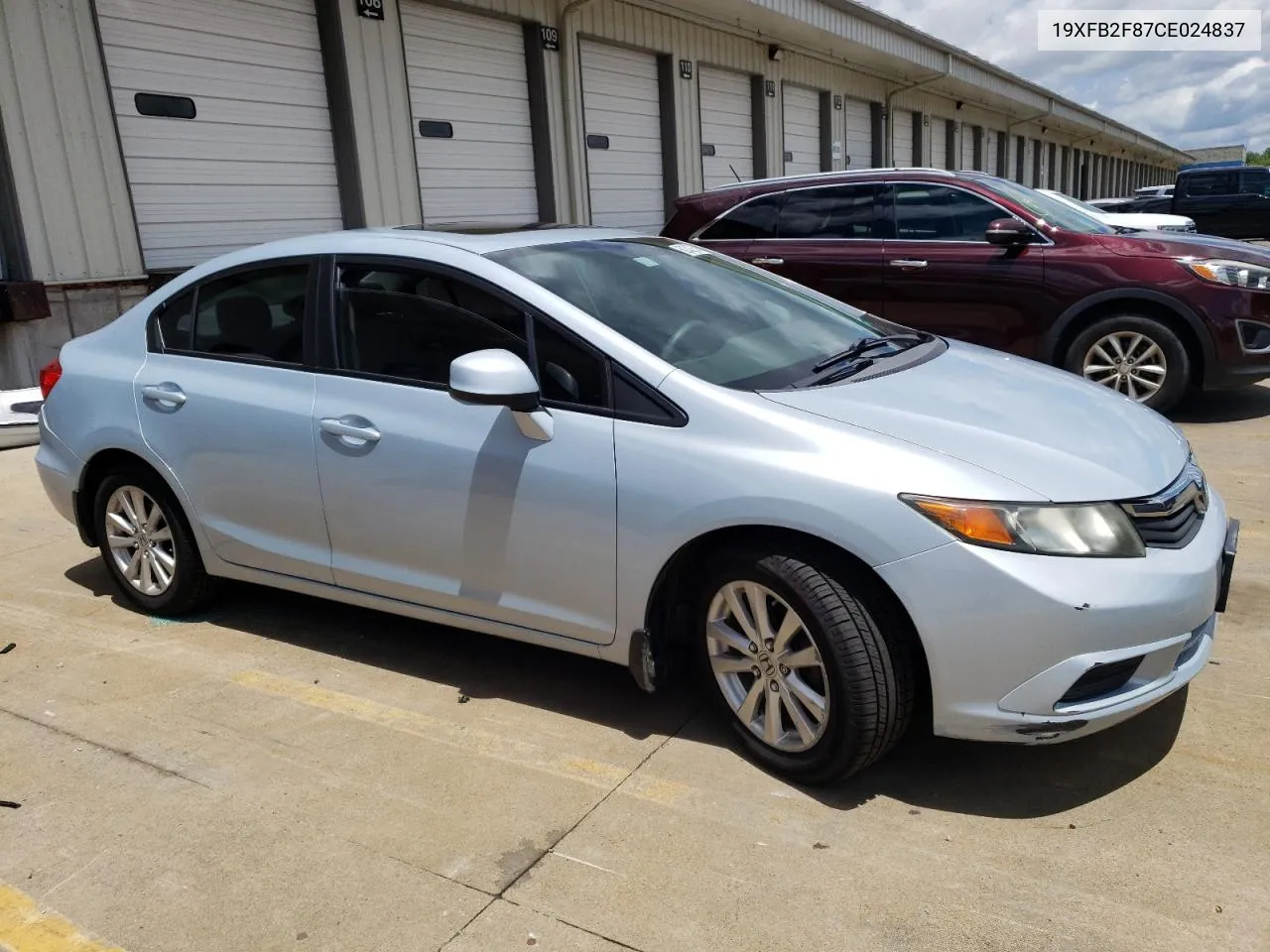 2012 Honda Civic Ex VIN: 19XFB2F87CE024837 Lot: 62242754