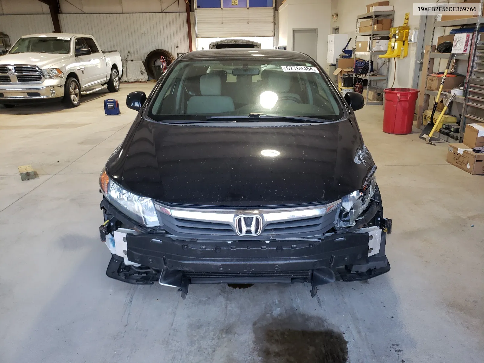 2012 Honda Civic Lx VIN: 19XFB2F56CE369766 Lot: 62769454