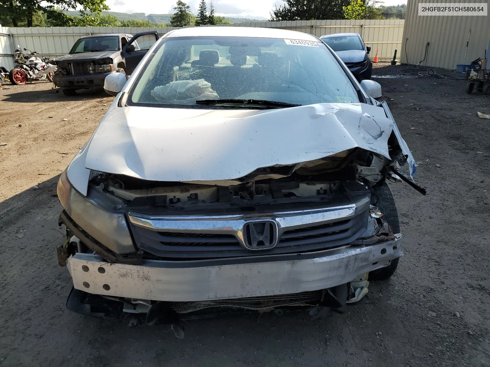 2HGFB2F51CH580654 2012 Honda Civic Lx