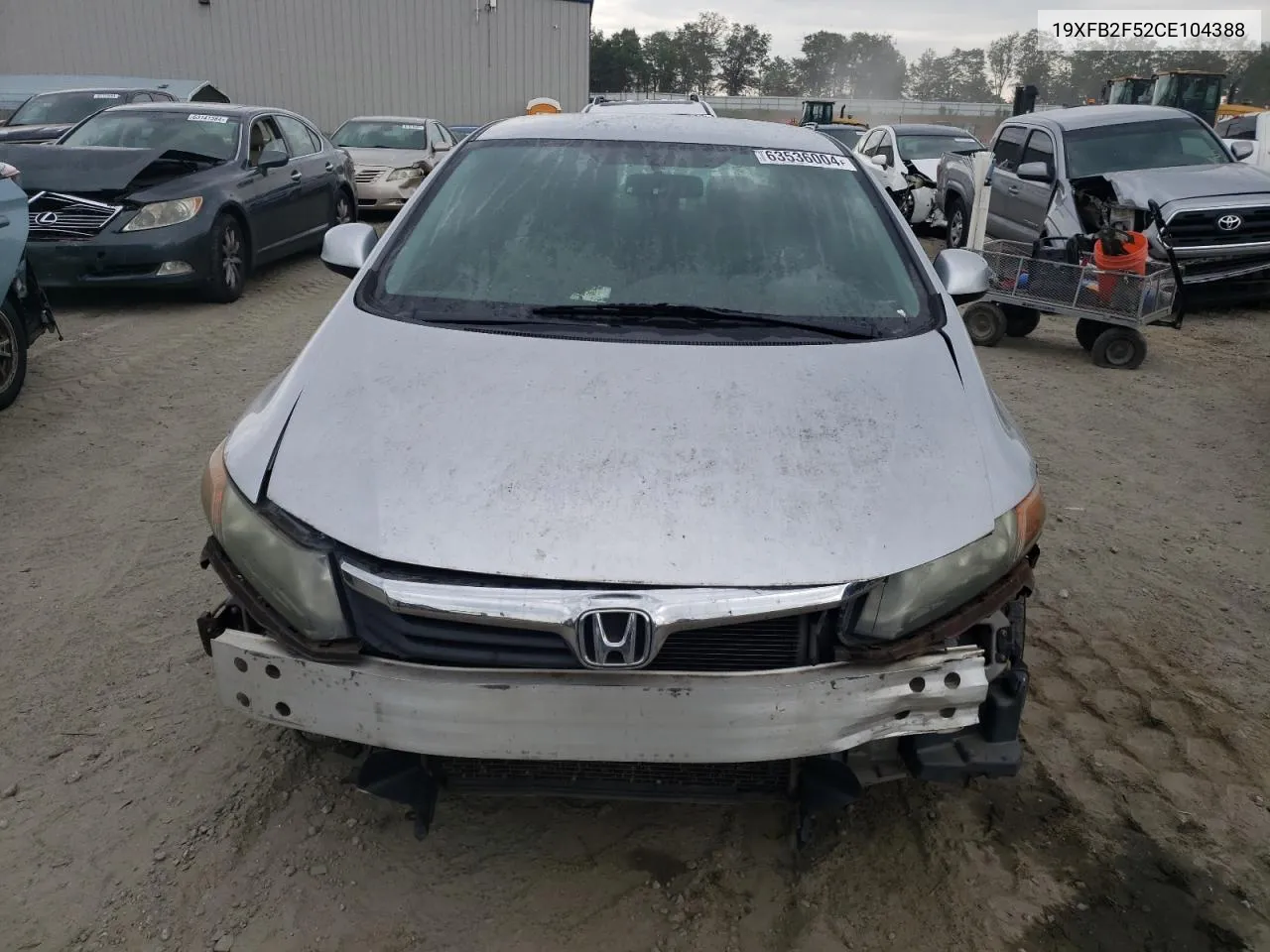 19XFB2F52CE104388 2012 Honda Civic Lx