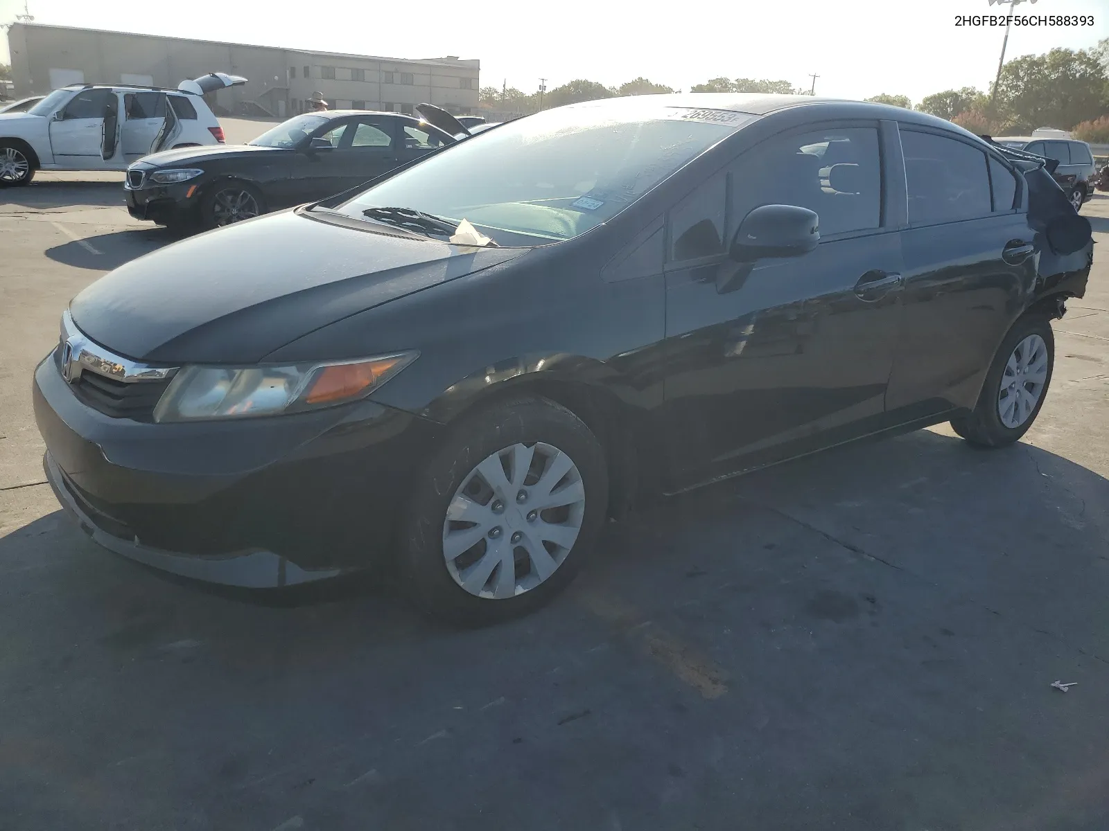 2HGFB2F56CH588393 2012 Honda Civic Lx