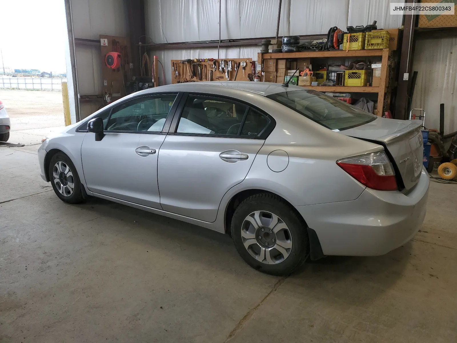 2012 Honda Civic Hybrid VIN: JHMFB4F22CS800343 Lot: 64795994