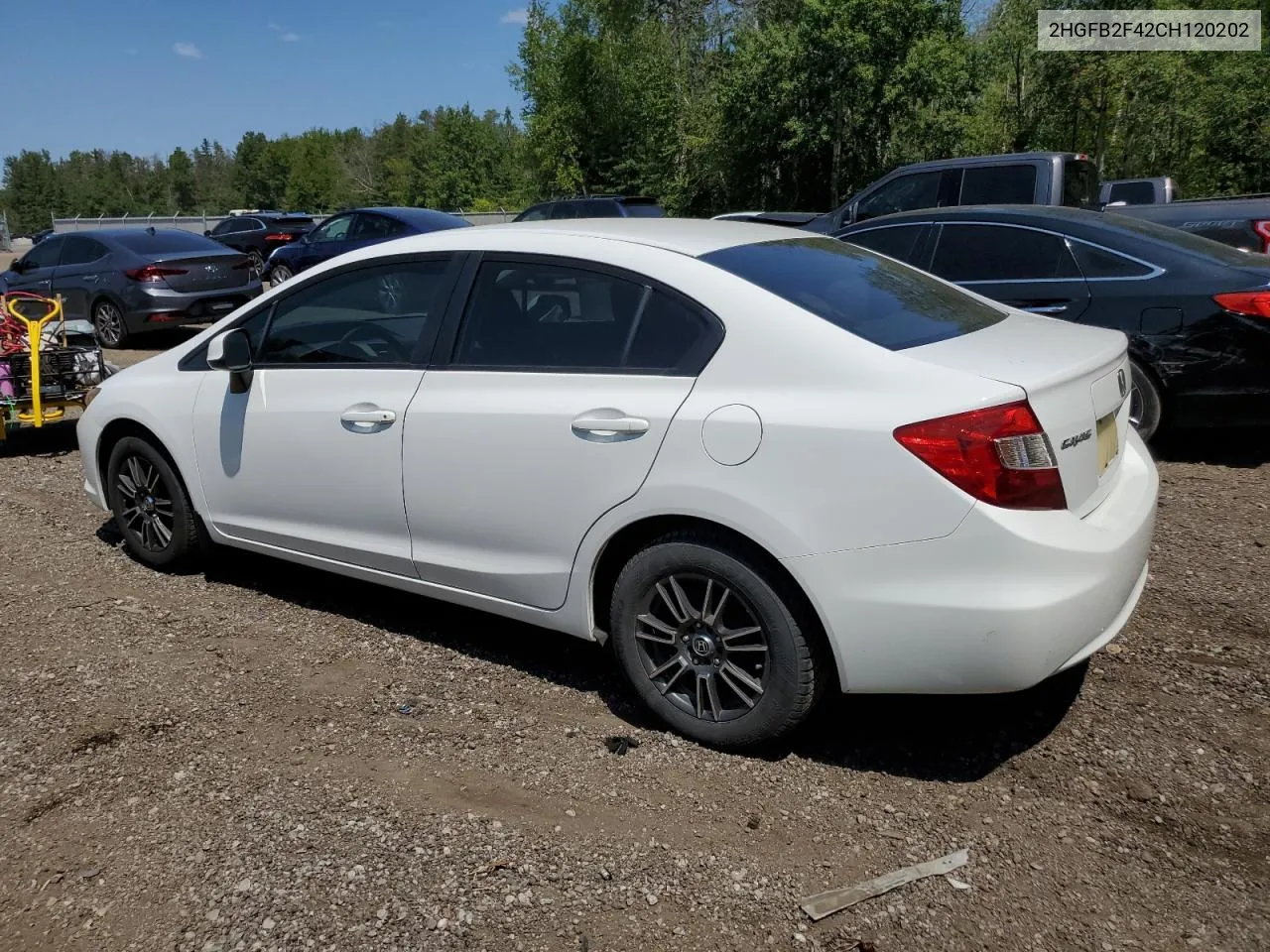 2012 Honda Civic Lx VIN: 2HGFB2F42CH120202 Lot: 64852564