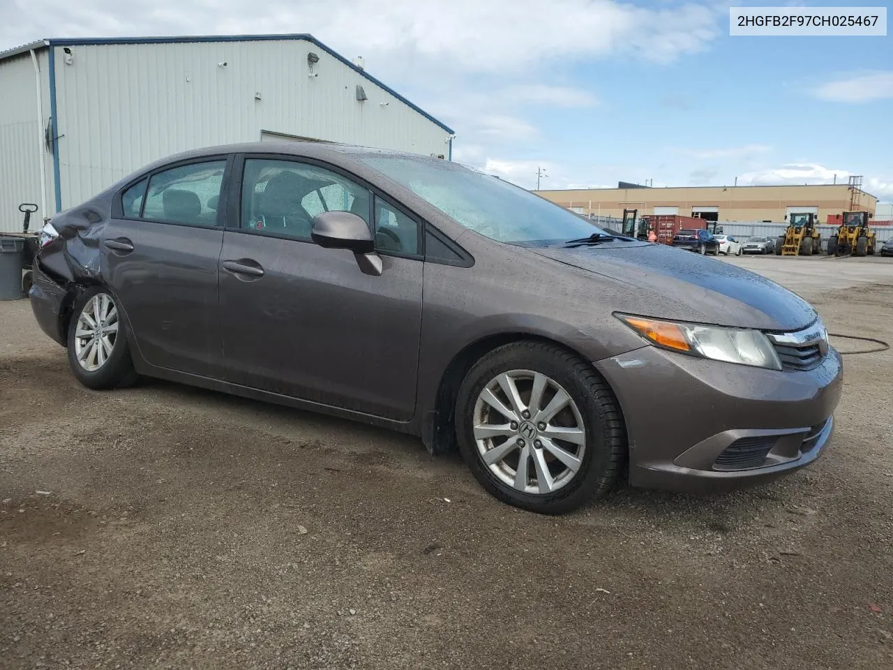 2012 Honda Civic Exl VIN: 2HGFB2F97CH025467 Lot: 65458614