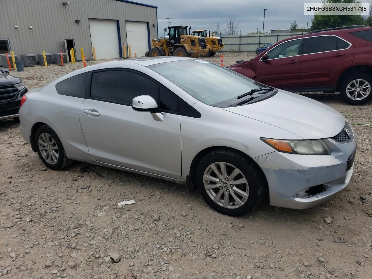 2HGFG3B8XCH531735 2012 Honda Civic Ex