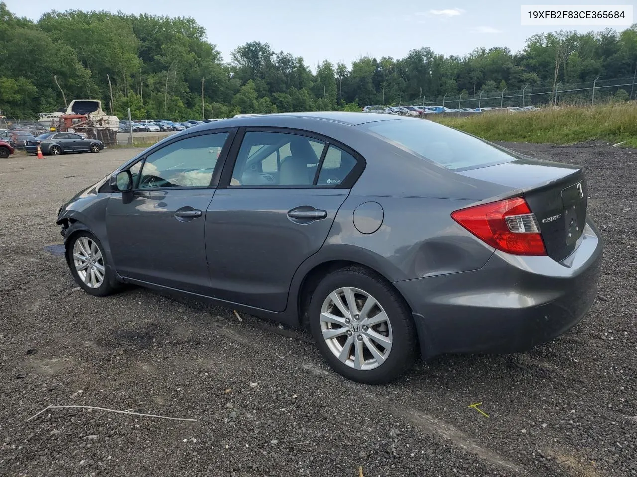 2012 Honda Civic Ex VIN: 19XFB2F83CE365684 Lot: 65766834