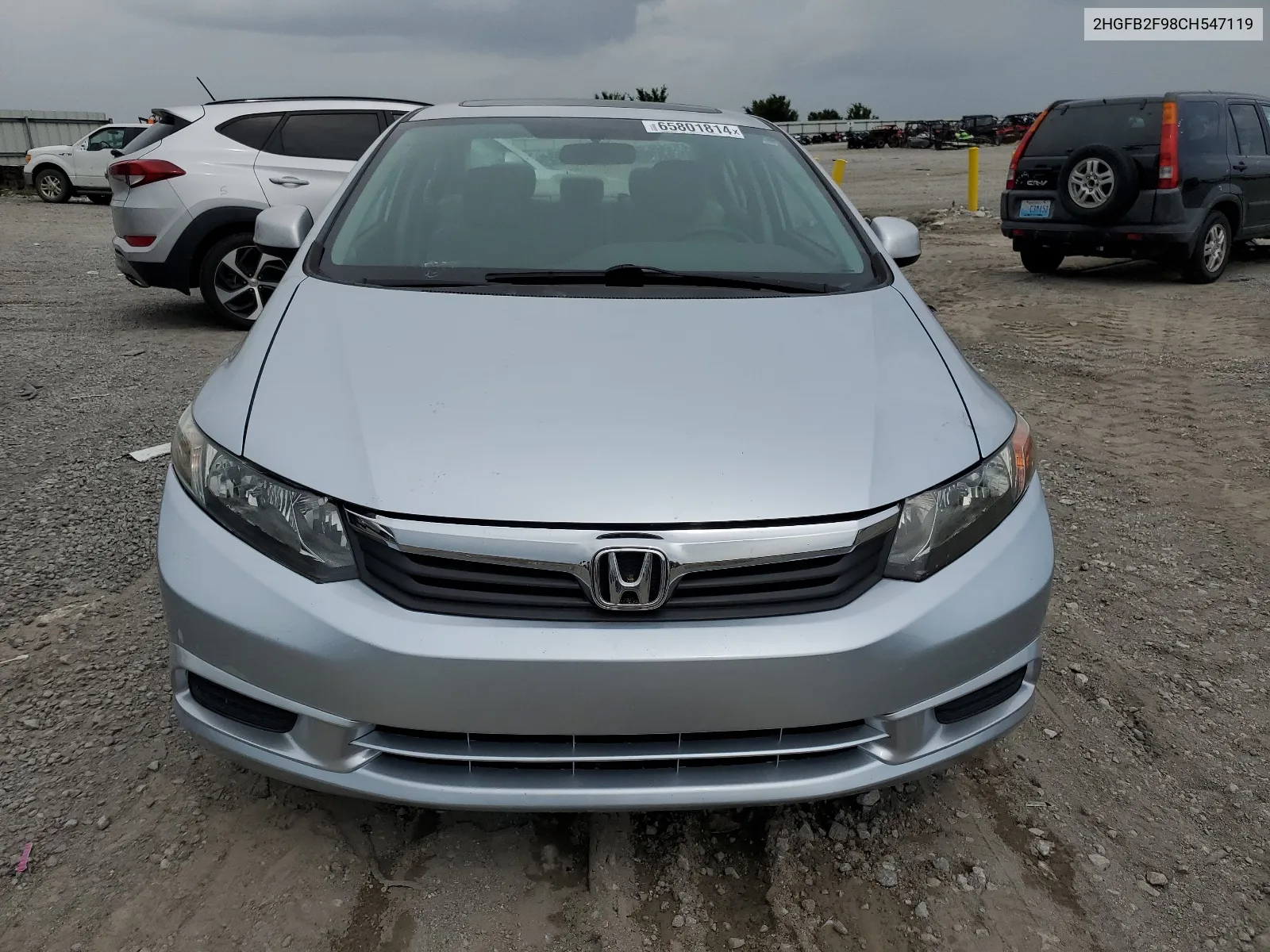 2HGFB2F98CH547119 2012 Honda Civic Exl