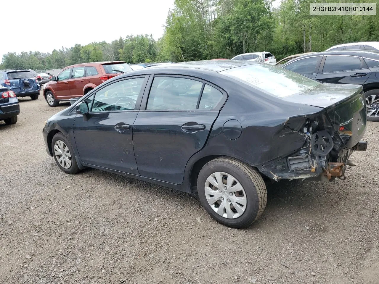 2012 Honda Civic Lx VIN: 2HGFB2F41CH010144 Lot: 66061554