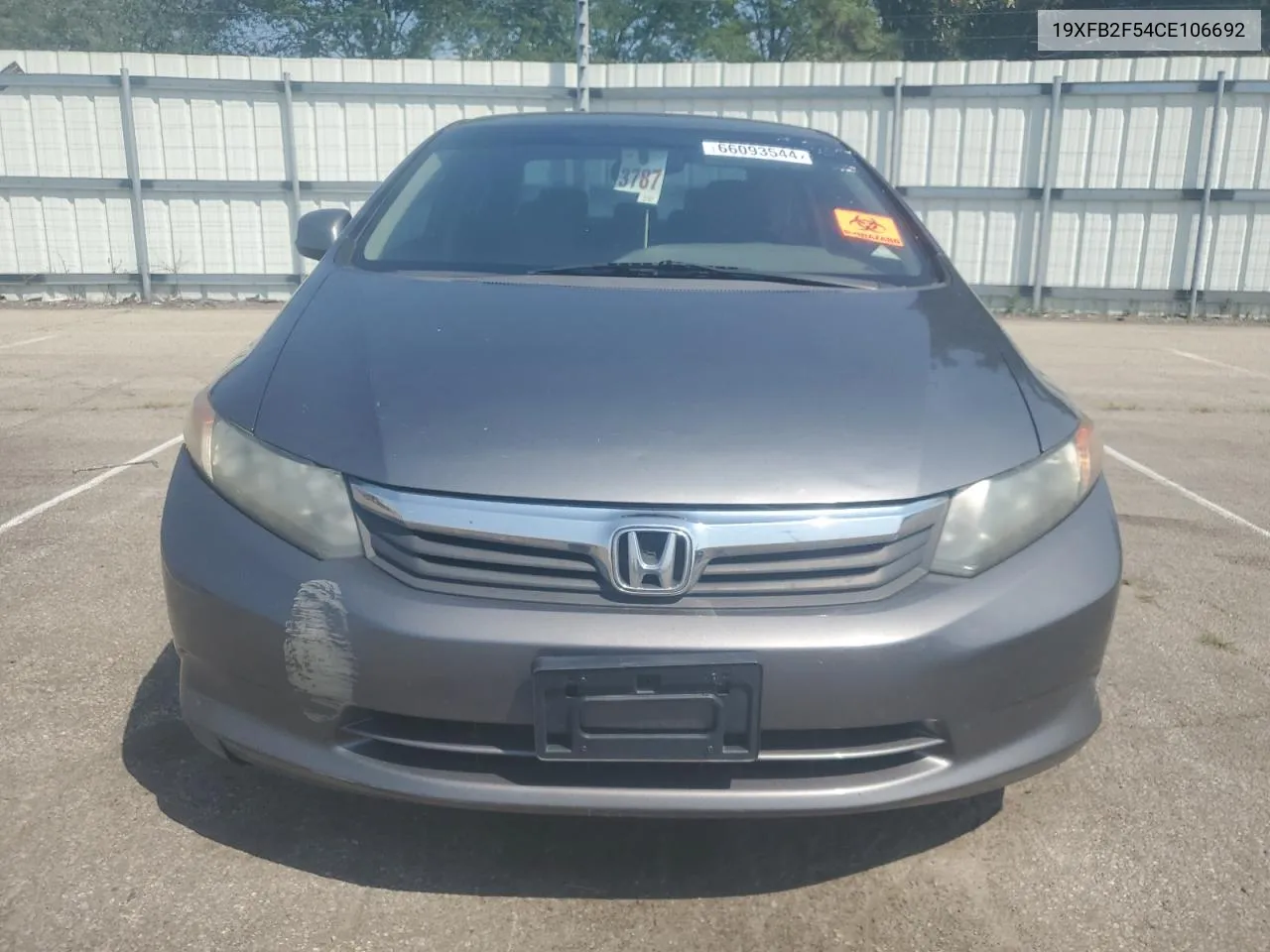 19XFB2F54CE106692 2012 Honda Civic Lx