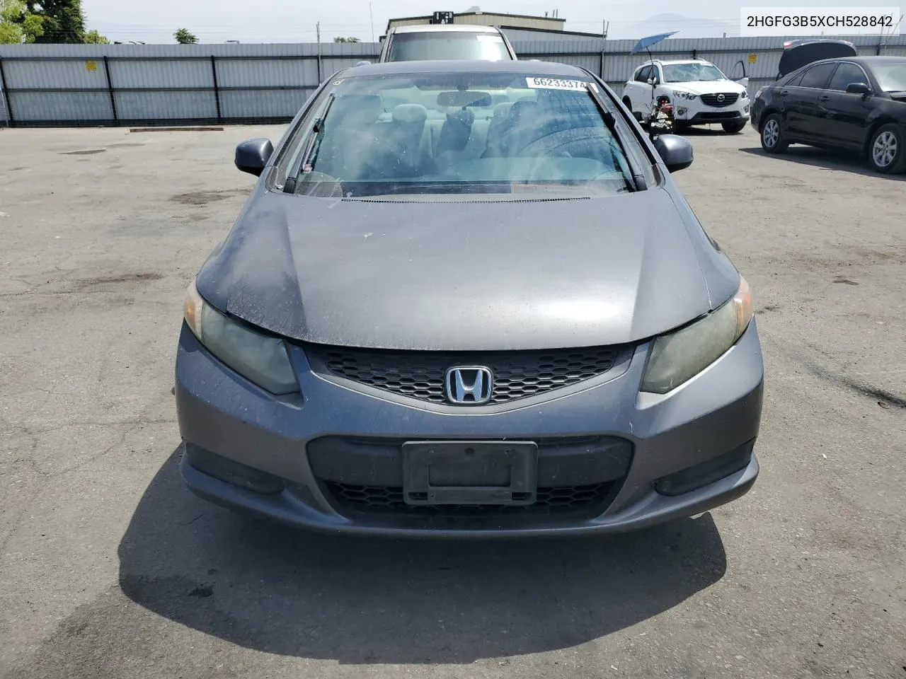 2012 Honda Civic Lx VIN: 2HGFG3B5XCH528842 Lot: 66233374