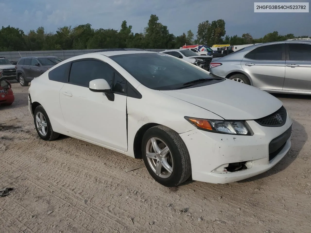 2012 Honda Civic Lx VIN: 2HGFG3B54CH523782 Lot: 66423754