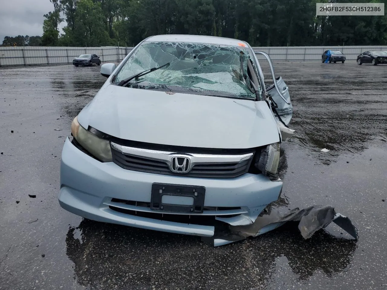 2HGFB2F53CH512386 2012 Honda Civic Lx