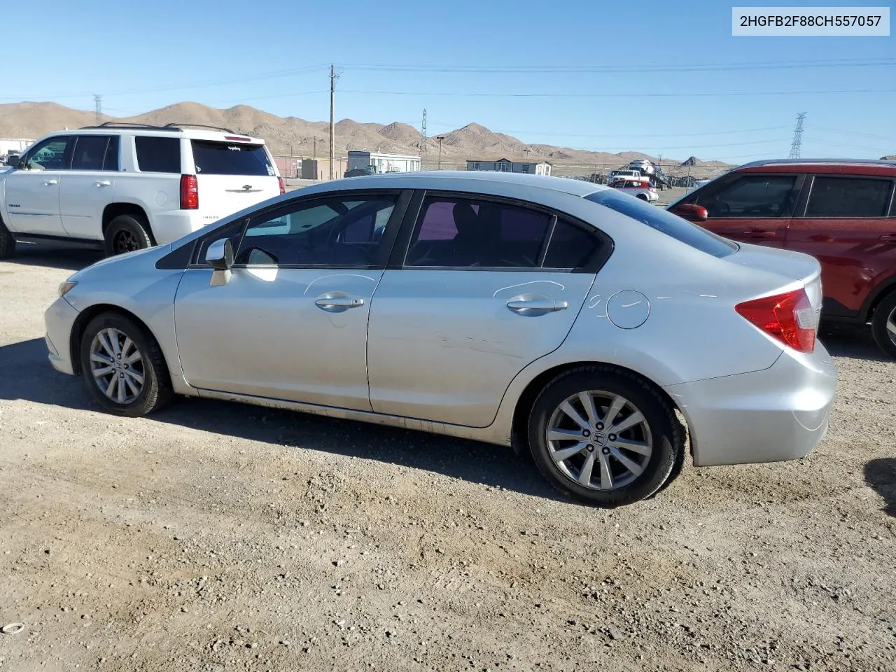 2012 Honda Civic Ex VIN: 2HGFB2F88CH557057 Lot: 67311174