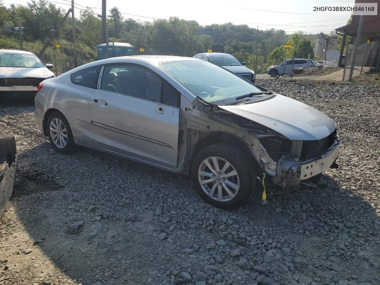 2012 Honda Civic Ex VIN: 2HGFG3B8XCH546168 Lot: 67341274