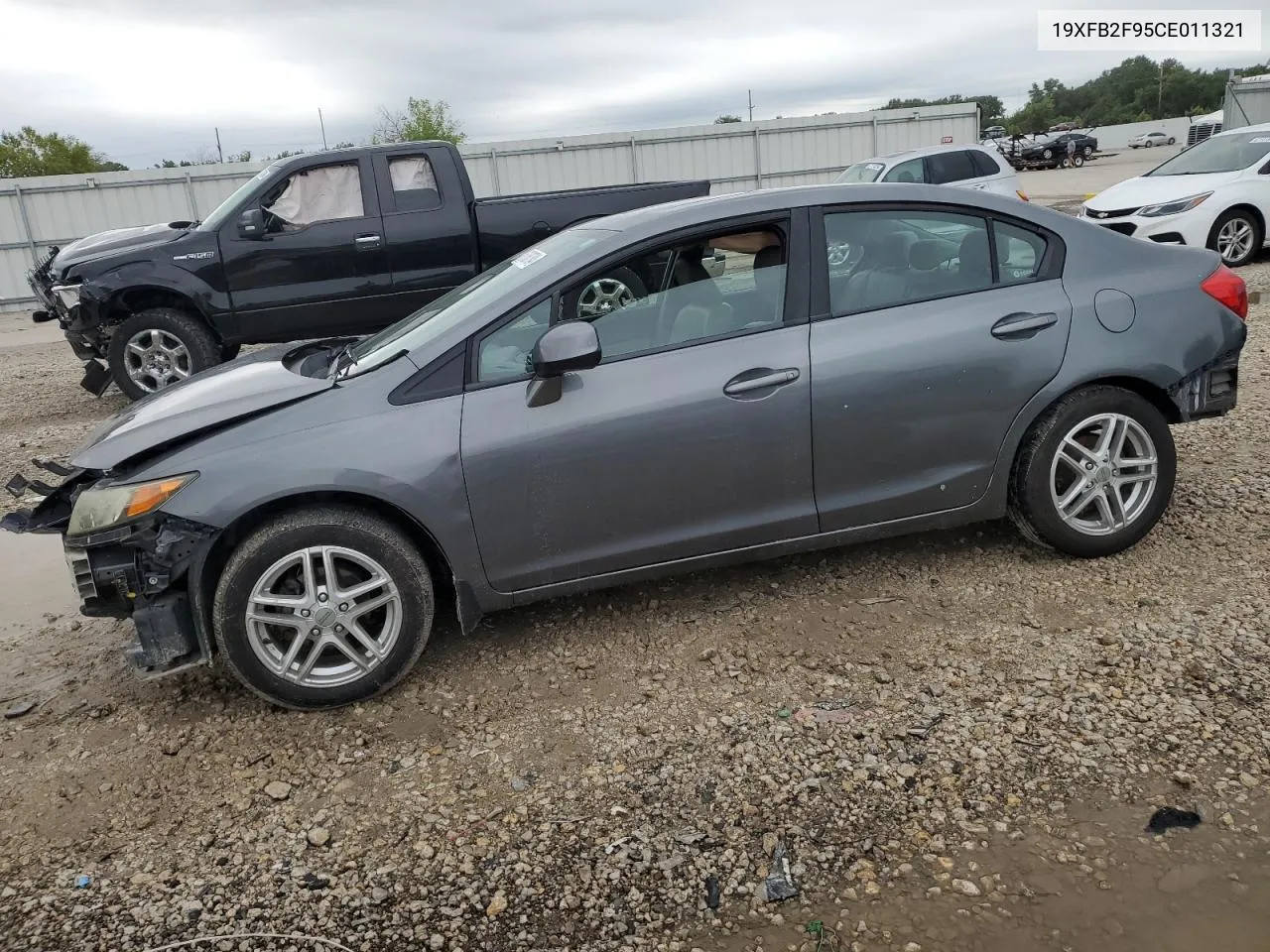 2012 Honda Civic Exl VIN: 19XFB2F95CE011321 Lot: 67360784