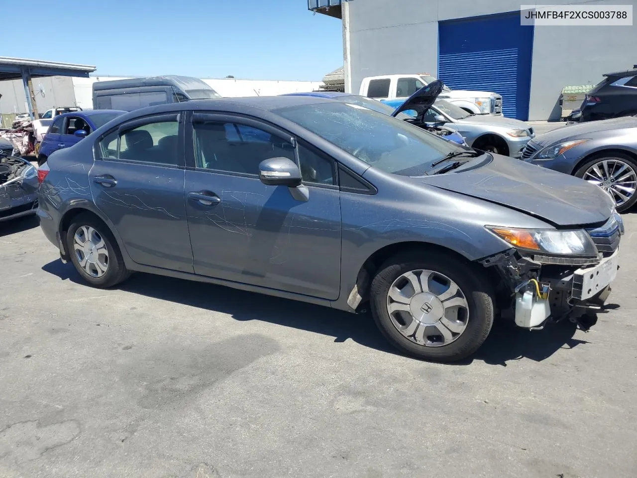 2012 Honda Civic Hybrid VIN: JHMFB4F2XCS003788 Lot: 67686014