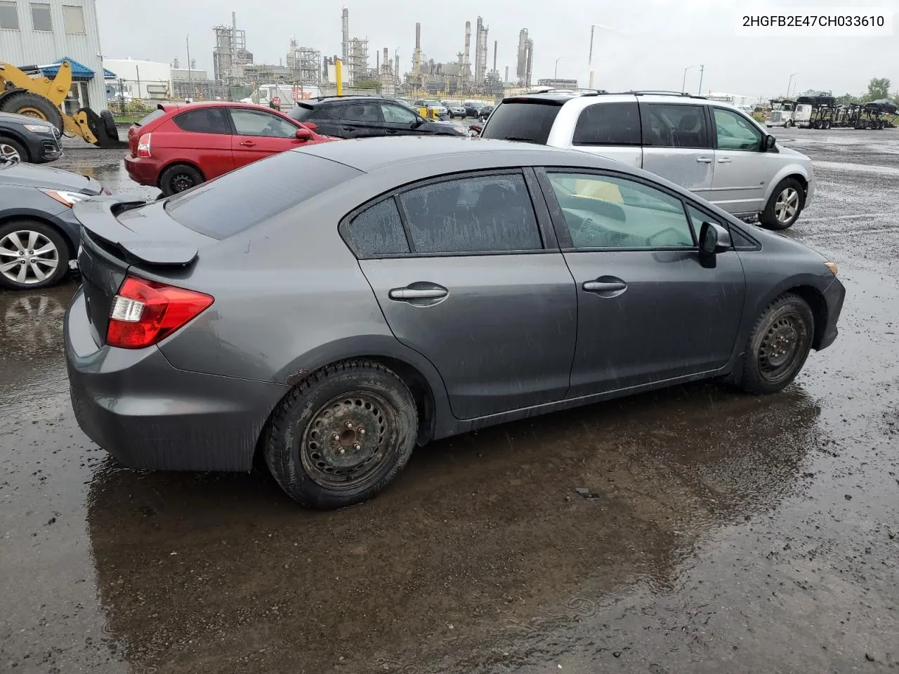 2012 Honda Civic Lx VIN: 2HGFB2E47CH033610 Lot: 67918884