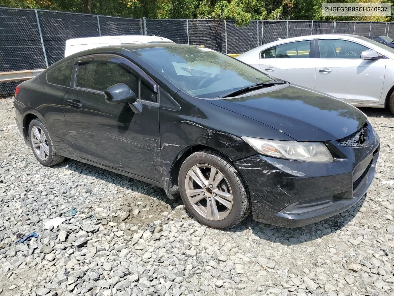 2012 Honda Civic Ex VIN: 2HGFG3B88CH540837 Lot: 67922244