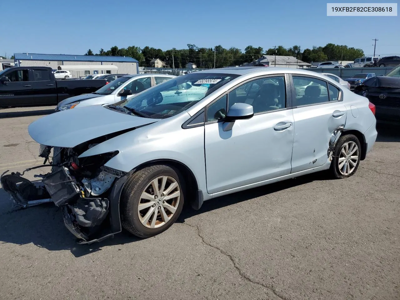 2012 Honda Civic Ex VIN: 19XFB2F82CE308618 Lot: 68298524