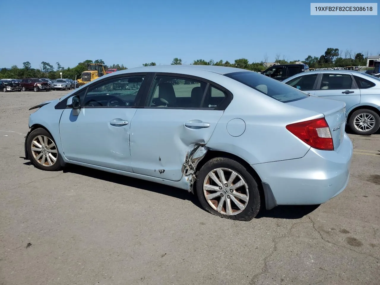 2012 Honda Civic Ex VIN: 19XFB2F82CE308618 Lot: 68298524