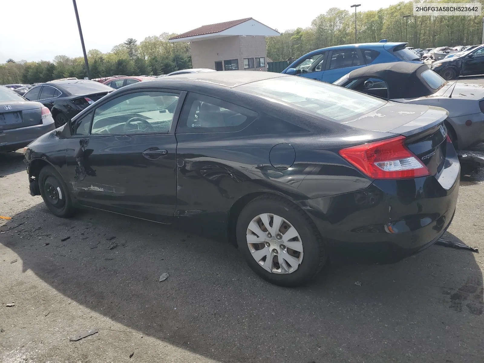 2012 Honda Civic Lx VIN: 2HGFG3A58CH523642 Lot: 68334244