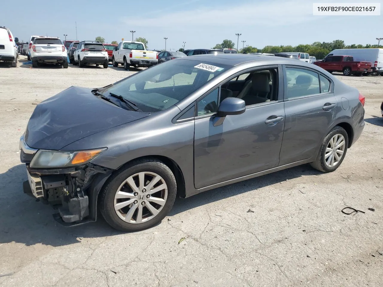 19XFB2F90CE021657 2012 Honda Civic Exl