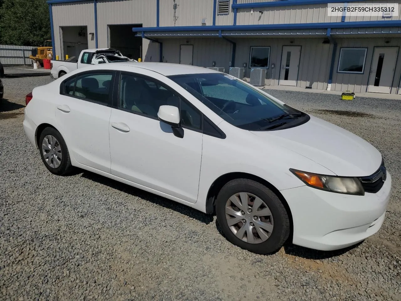 2012 Honda Civic Lx VIN: 2HGFB2F59CH335312 Lot: 68810214