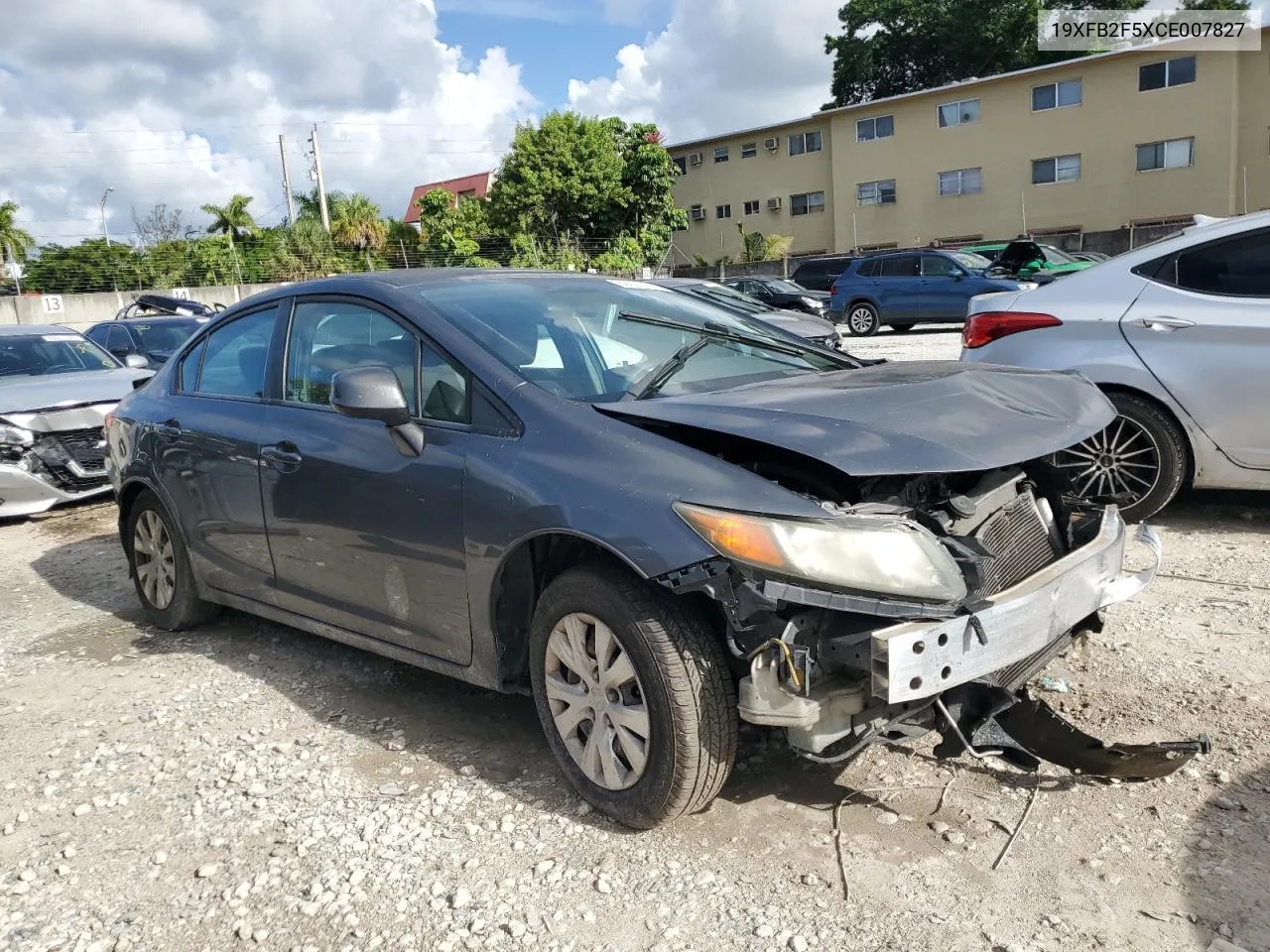 19XFB2F5XCE007827 2012 Honda Civic Lx